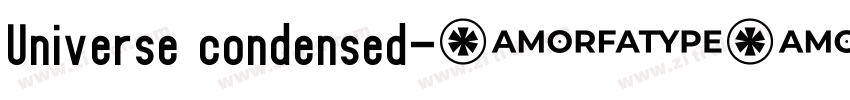 Universe condensed字体转换